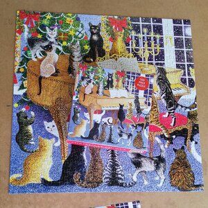 Cats Christmas Chorus Puzzle by Galison